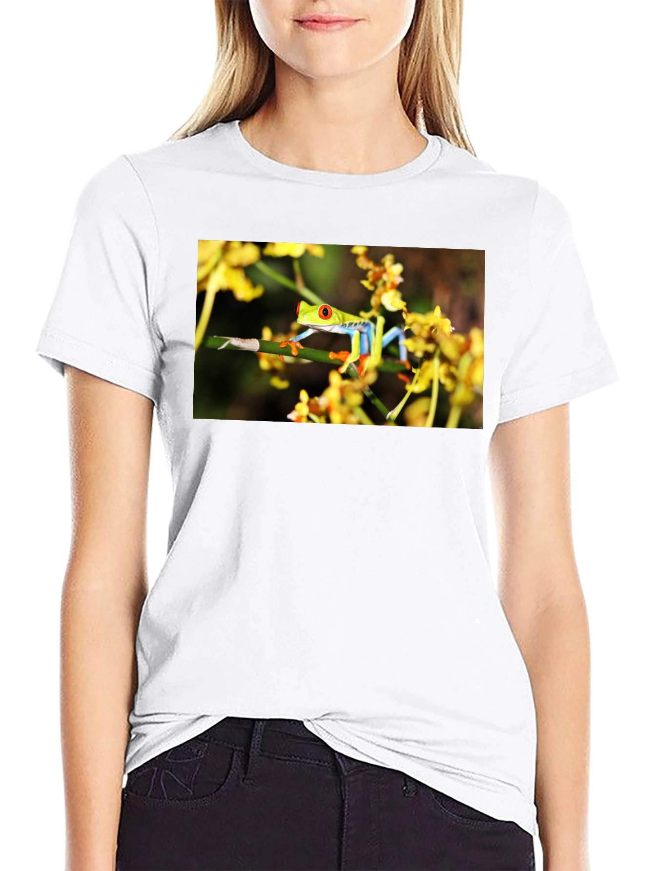 Red Eyed Tree Frog Graphic T-Shirt