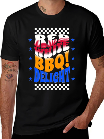 Red White BBQ Delight T-Shirt - Patriotic Summer Tee
