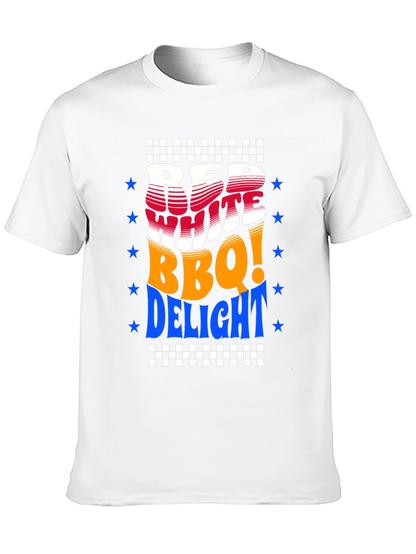 Red White BBQ Delight T-Shirt - Patriotic Summer Tee