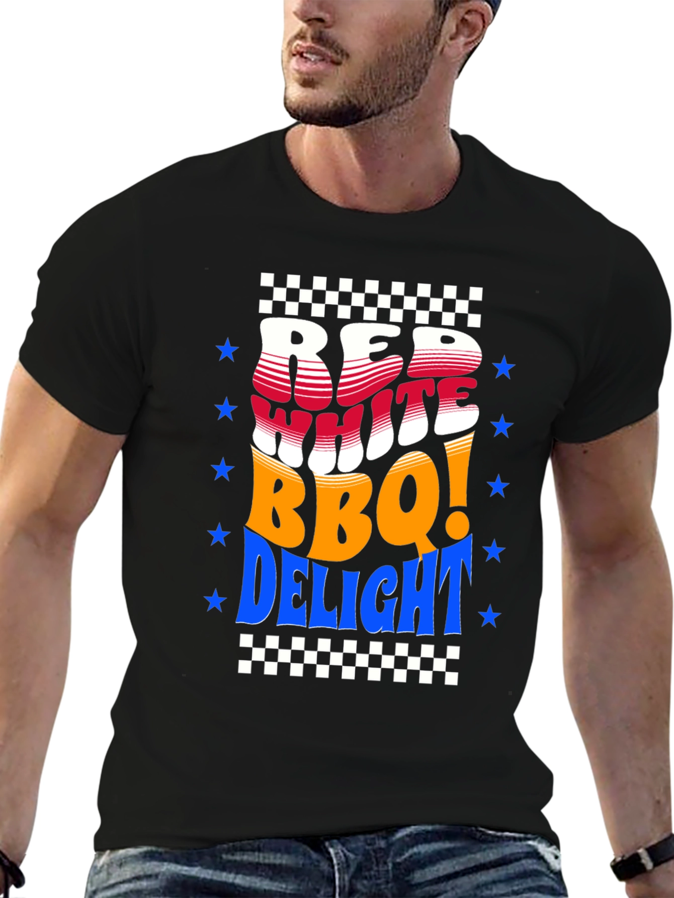 Red White BBQ Delight T-Shirt - Patriotic Summer Tee