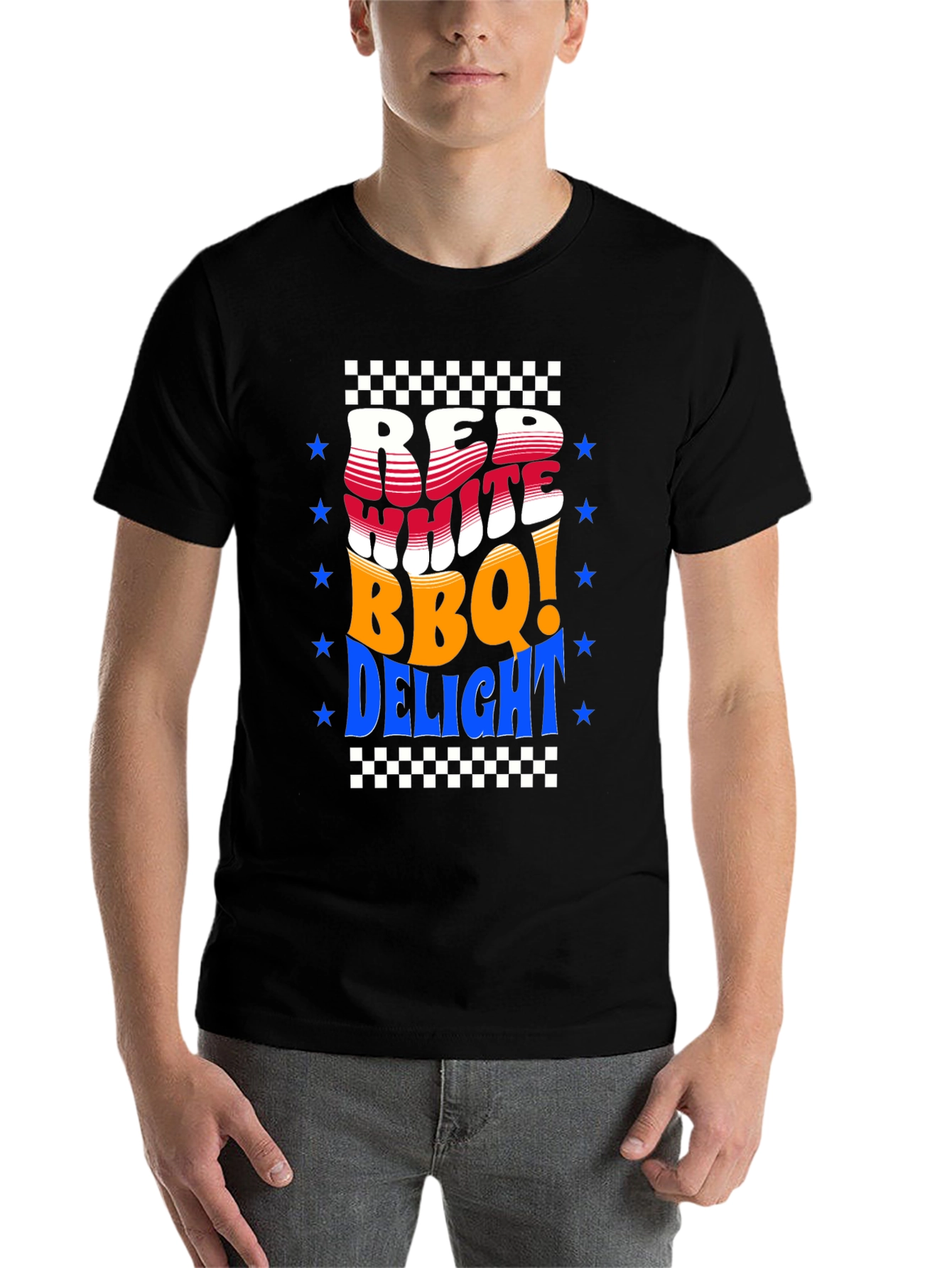 Red White BBQ Delight T-Shirt - Patriotic Summer Tee