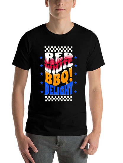 Red White BBQ Delight T-Shirt - Patriotic Summer Tee