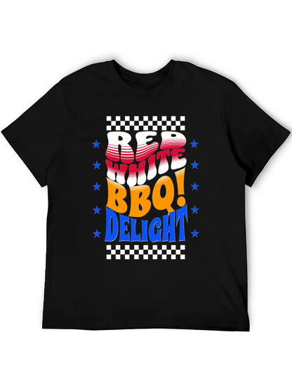Red White BBQ Delight T-Shirt - Patriotic Summer Tee