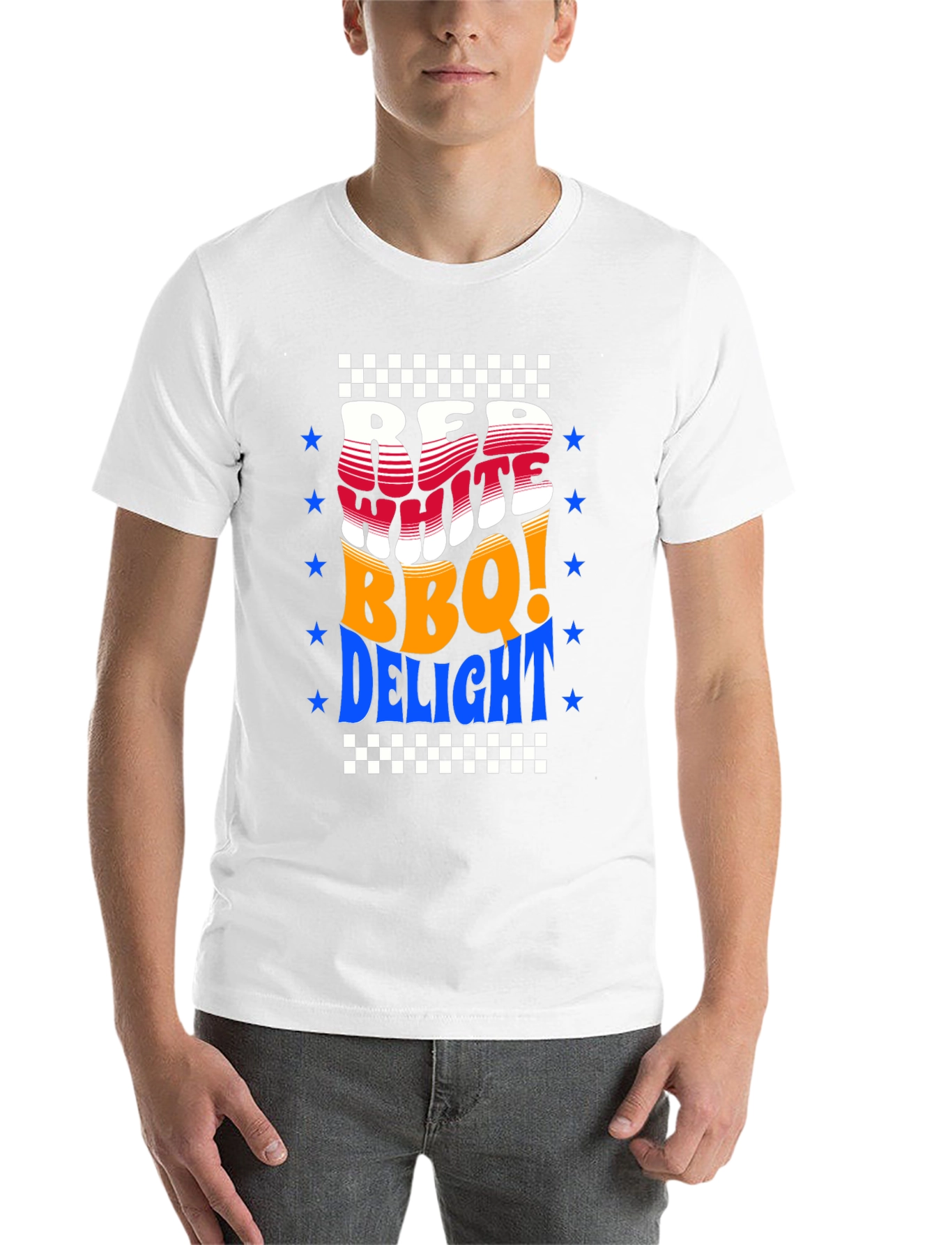Red White BBQ Delight T-Shirt - Patriotic Summer Tee