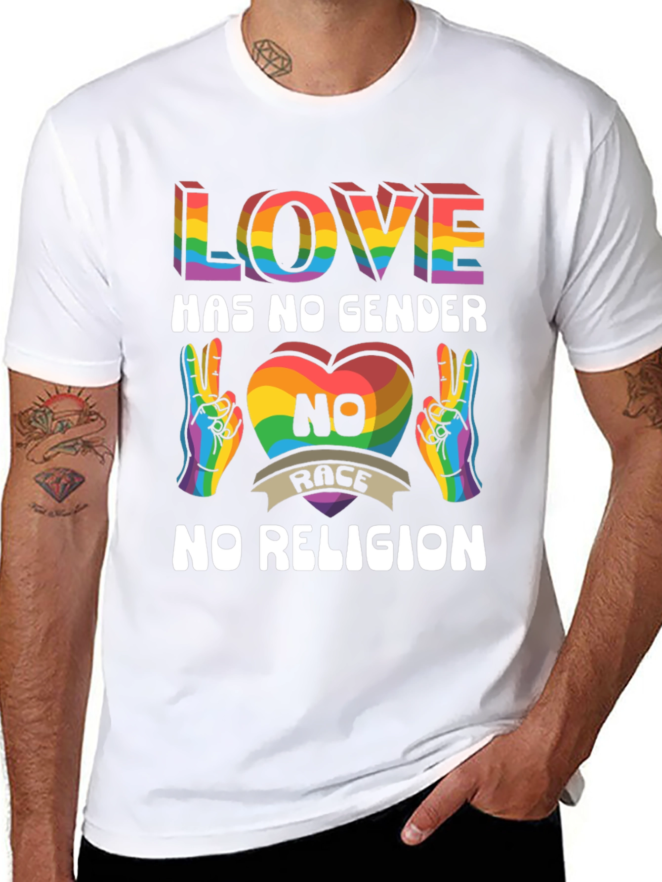 Love Has No Gender T-Shirt - Pride Equality Tee