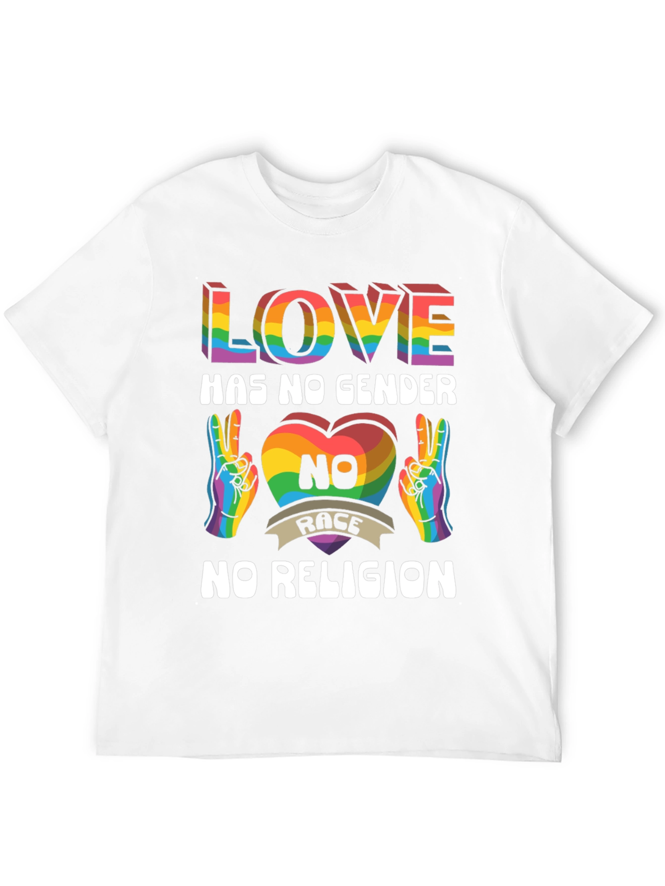 Love Has No Gender T-Shirt - Pride Equality Tee