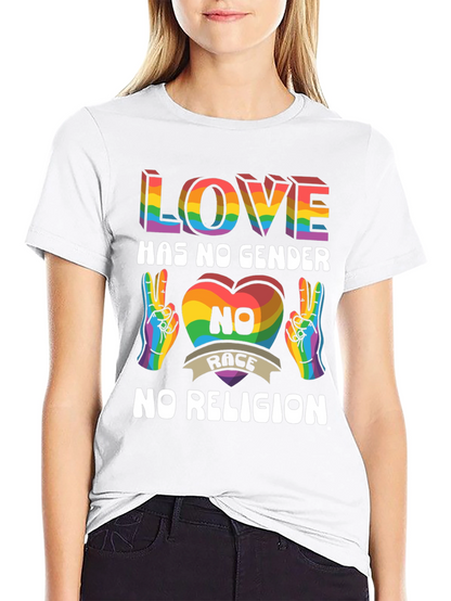 Love Has No Gender T-Shirt - Pride Equality Tee