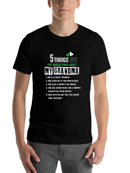 My Grandma 5 Things You Should Know T-Shirt