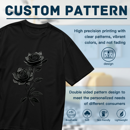 Sparkly Rhinestone Black Bow Coquette Style T-Shirt