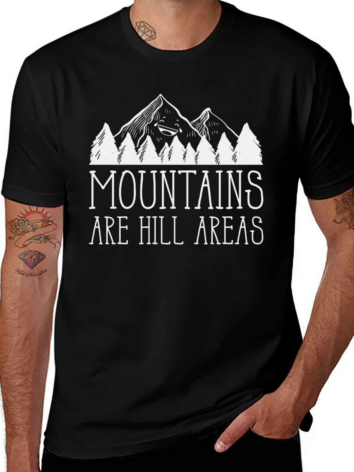 Mountains are Hill Areas Graphic T-Shirt
