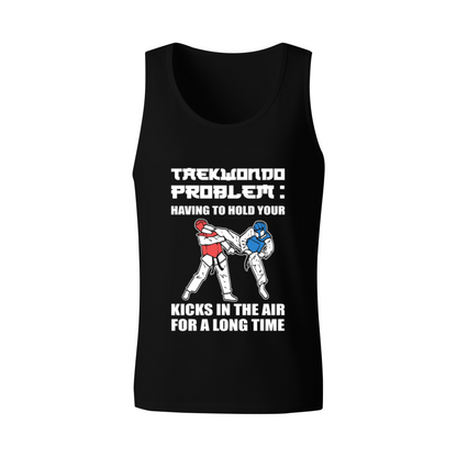 Funny Taekwondo Long Air Kick Martial Arts Tank Top