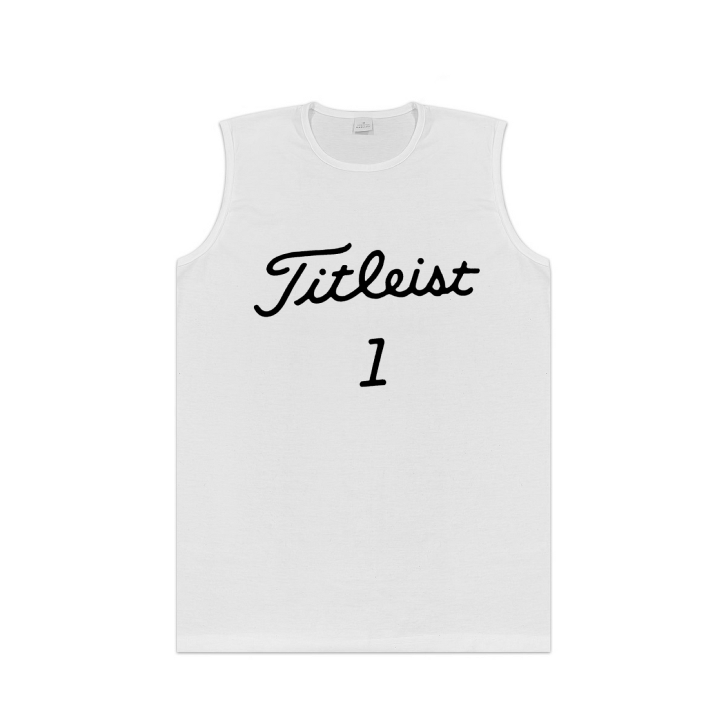 Classic Titleist Golf Number 1 Simple Minimalist Men Tank