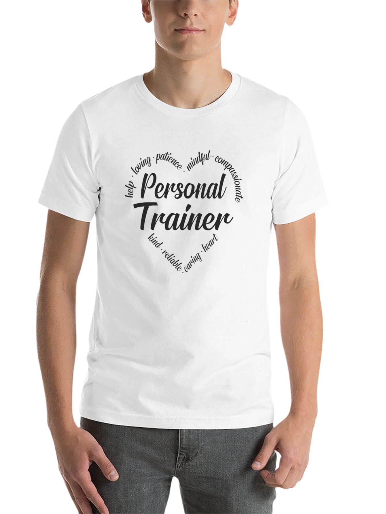 Personal Trainer Heart Graphic T-Shirt