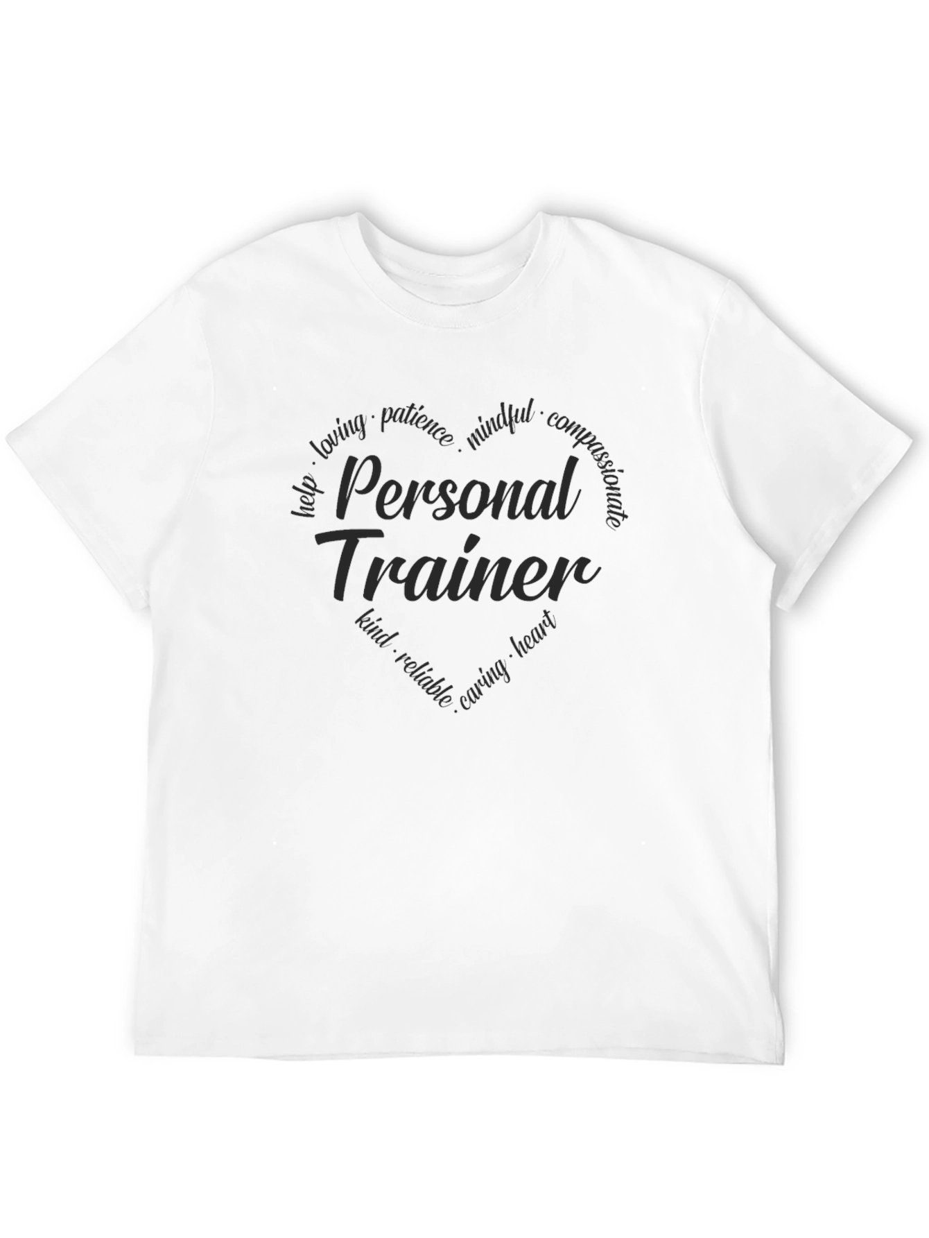 Personal Trainer Heart Graphic T-Shirt