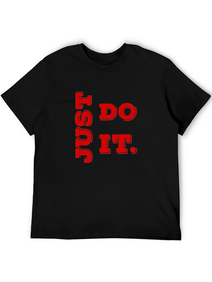 Just Do It Graphic Tee - Black