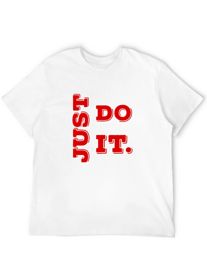 Just Do It Graphic Tee - Black