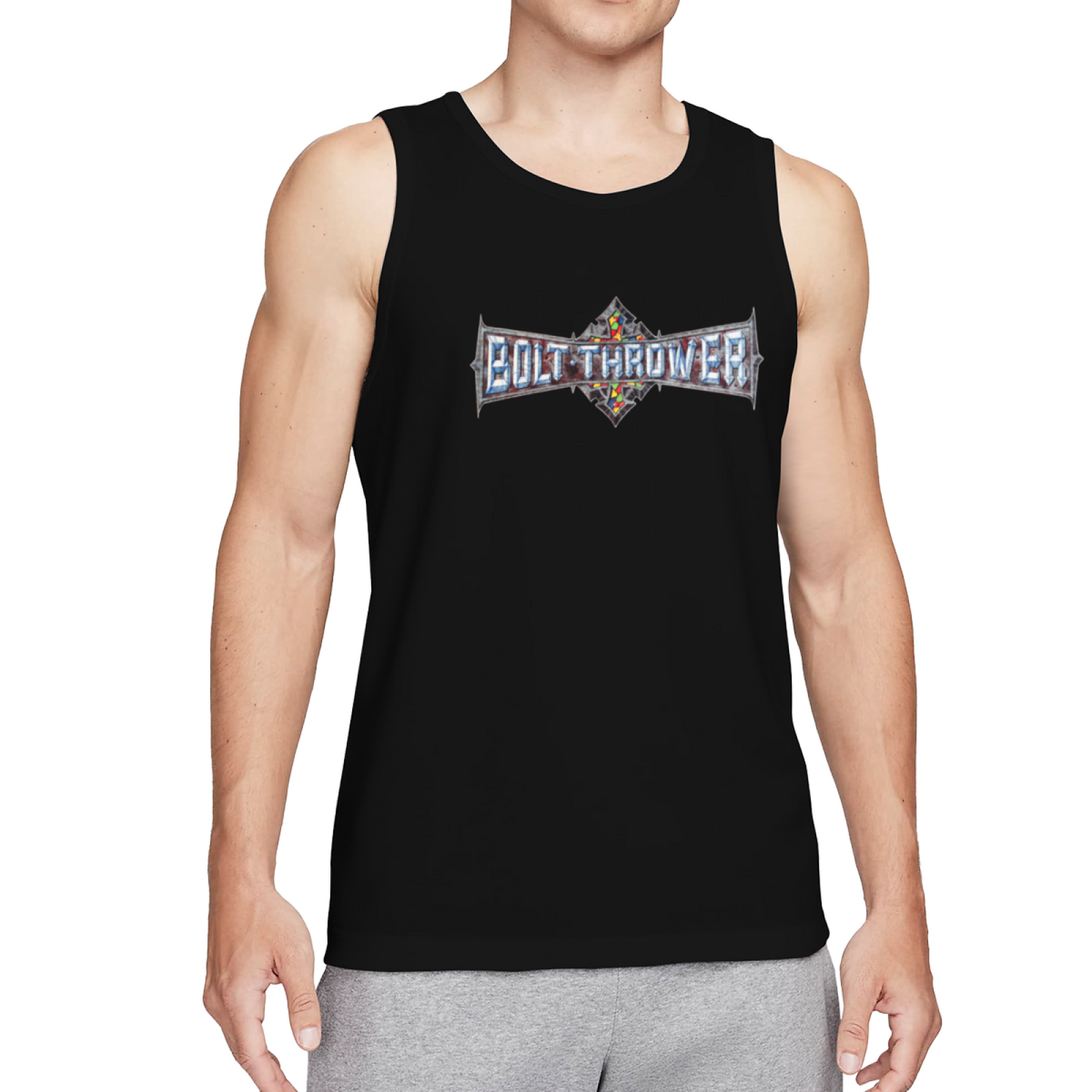 Vintage Bolt Thrower Death Metal Band Logo Men Vest