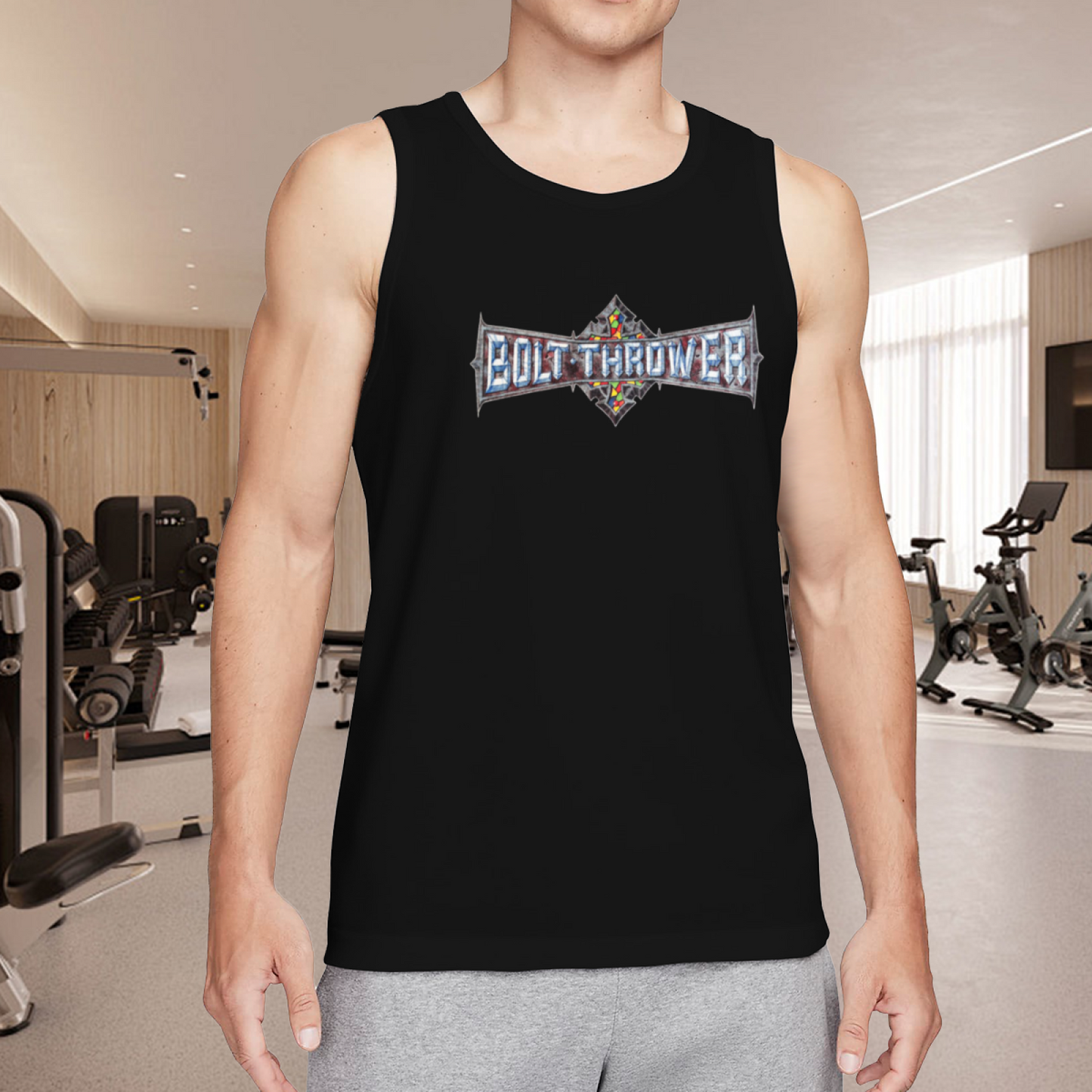 Vintage Bolt Thrower Death Metal Band Logo Men Vest