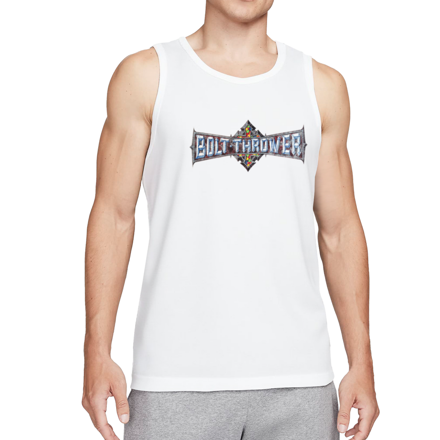 Vintage Bolt Thrower Death Metal Band Logo Men Vest