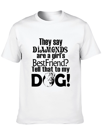 Diamonds are a Girls Best Friend? Dog T-Shirt