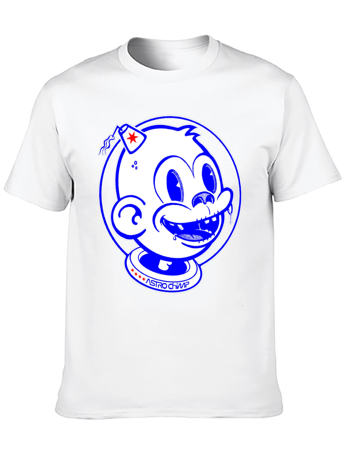 Astro Chimp Graphic Tee - Retro Style
