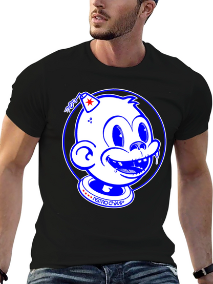 Astro Chimp Graphic Tee - Retro Style