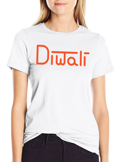 Diwali Graphic Tee - Black Cotton Holiday Shirt
