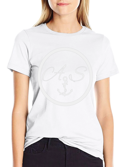 Nautical Anchor Initial T-Shirt