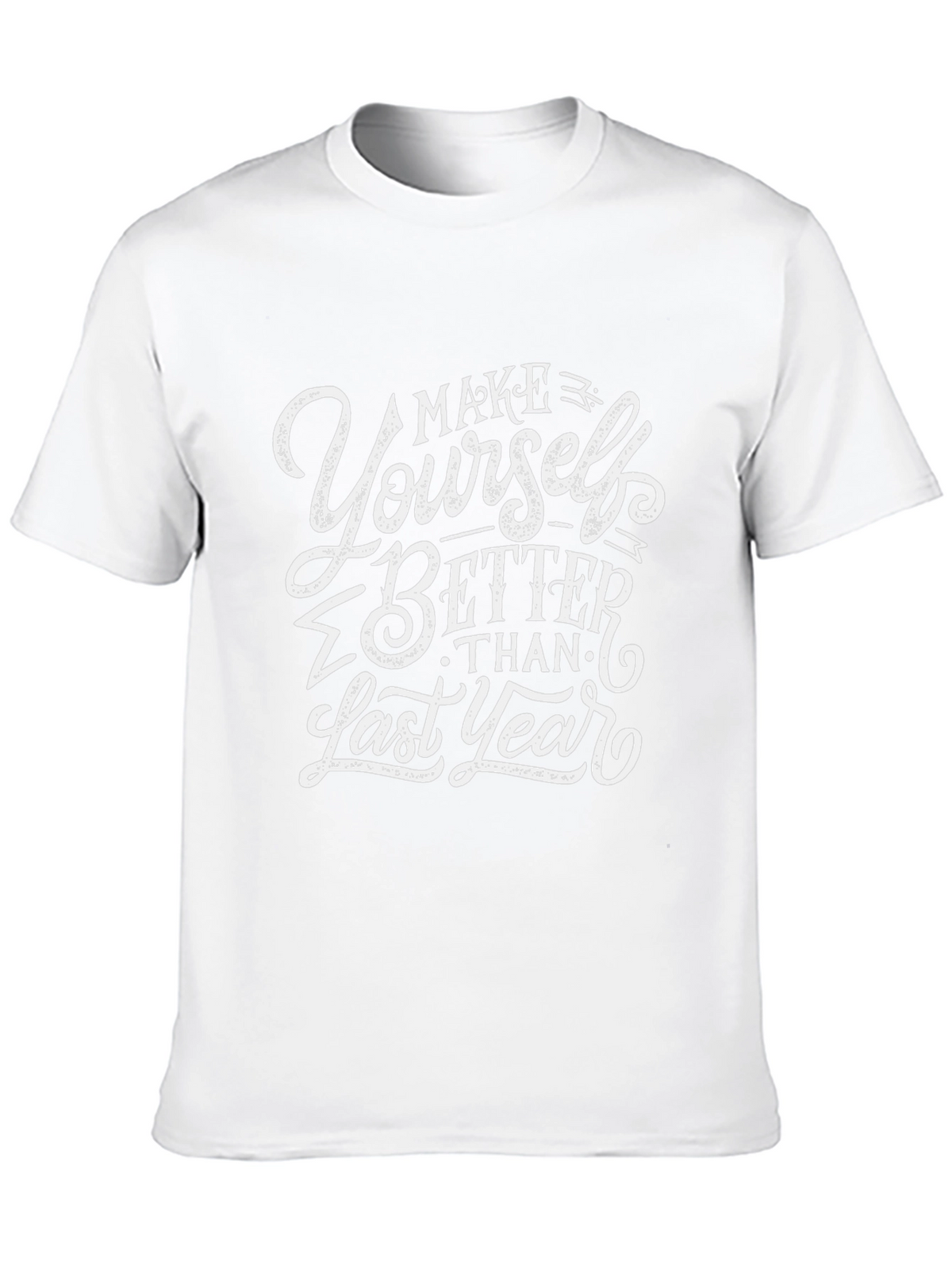 Motivational Black T-Shirt - Make Yourself Better