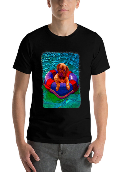 Puppy in Lifebuoy Graphic Tee