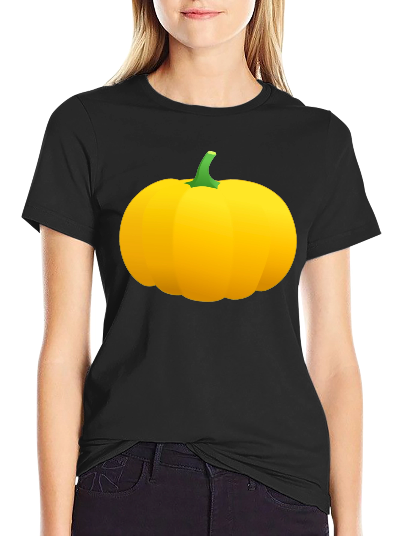Pumpkin Graphic Tee - Fall Season Apparel