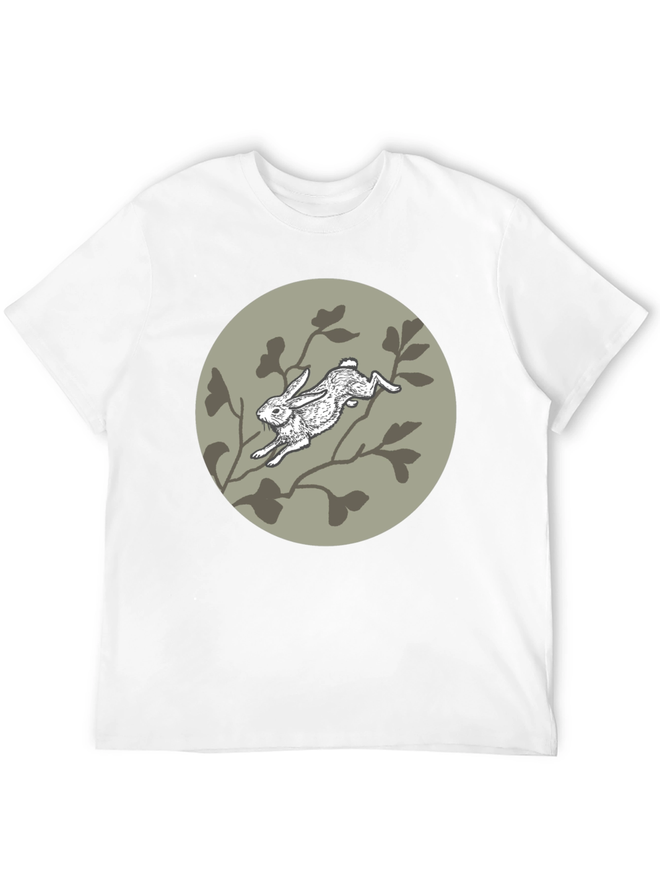Rabbit T-Shirt - Artistic Graphic Tee