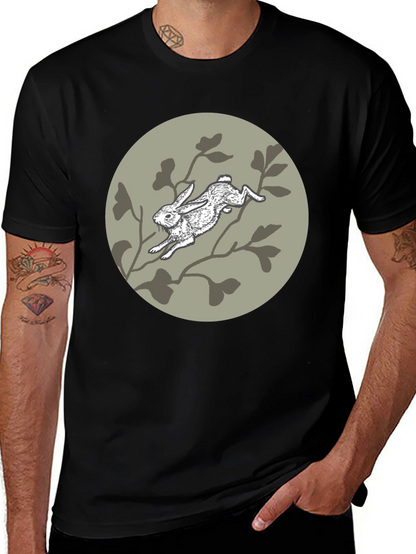 Rabbit T-Shirt - Artistic Graphic Tee