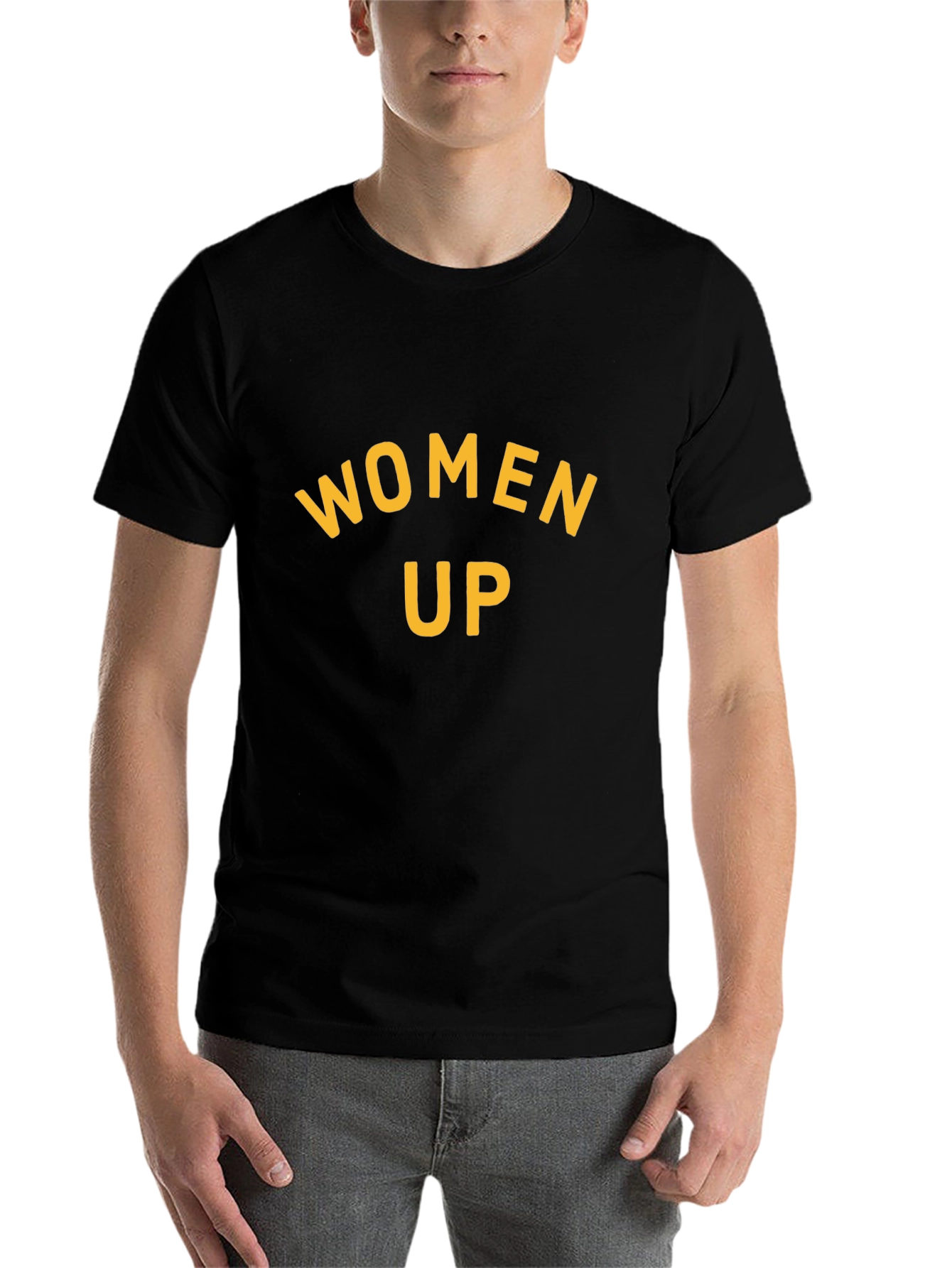 Women Up Graphic Tee - Empowering Design