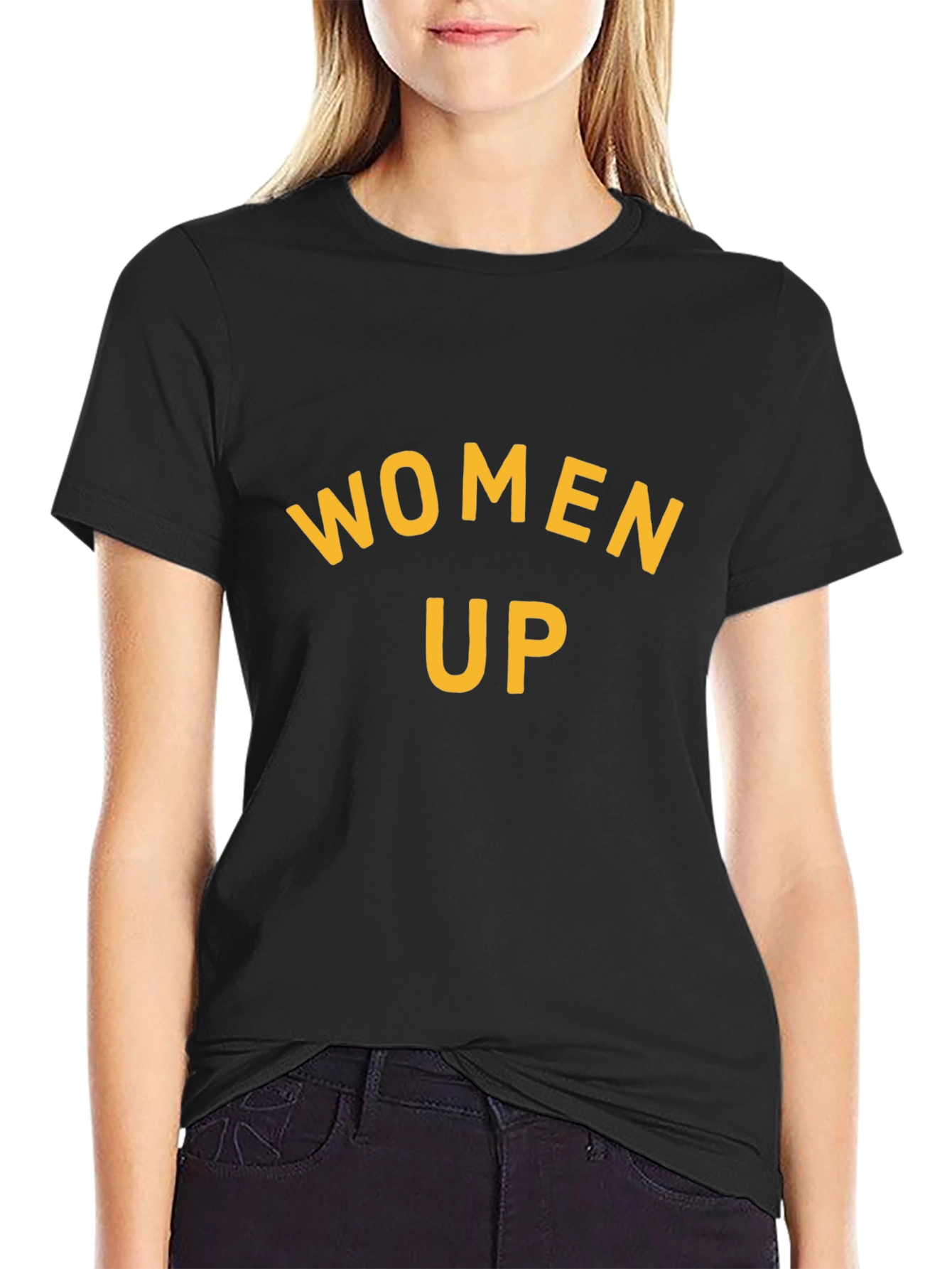 Women Up Graphic Tee - Empowering Design