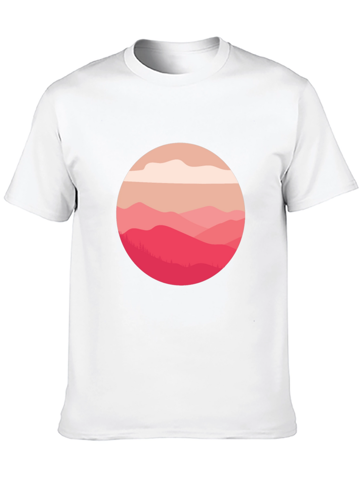 Mountain View Graphic Tee - Soft Cotton Blend