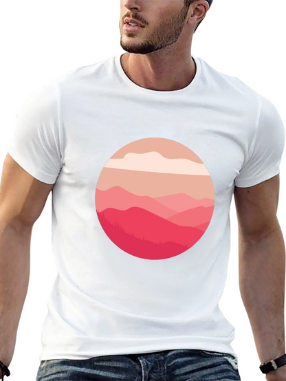 Mountain View Graphic Tee - Soft Cotton Blend