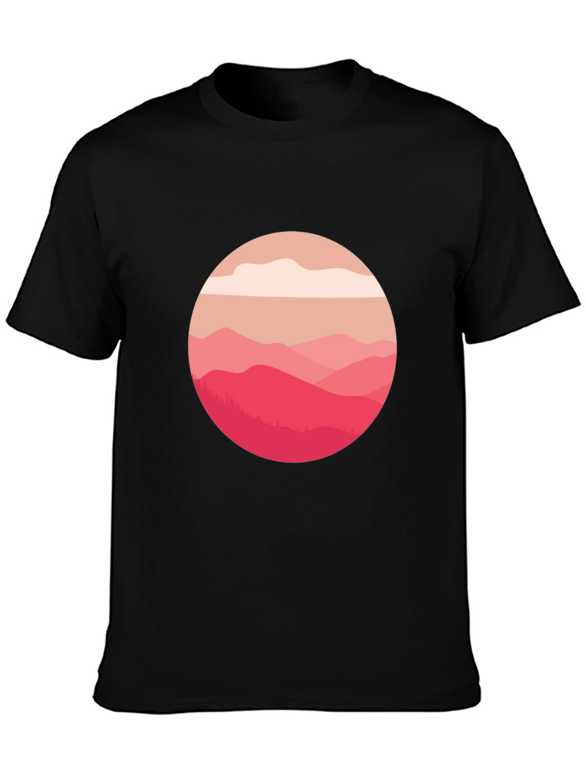 Mountain View Graphic Tee - Soft Cotton Blend