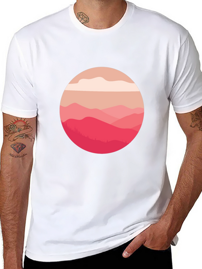 Mountain View Graphic Tee - Soft Cotton Blend