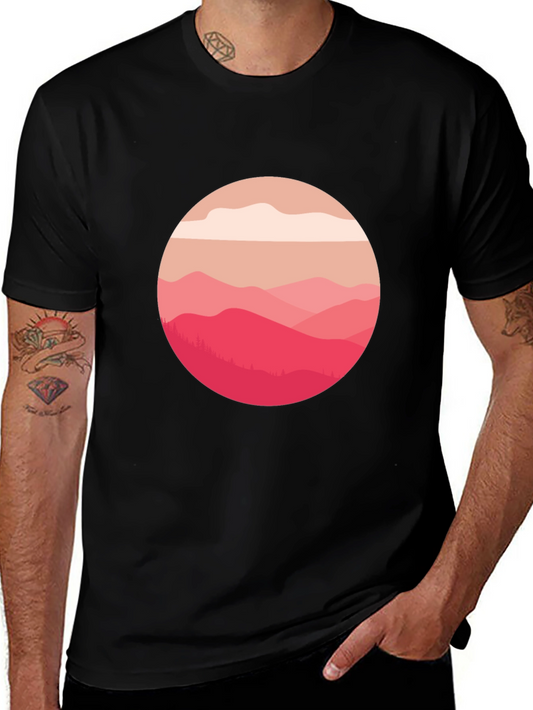 Mountain View Graphic Tee - Soft Cotton Blend