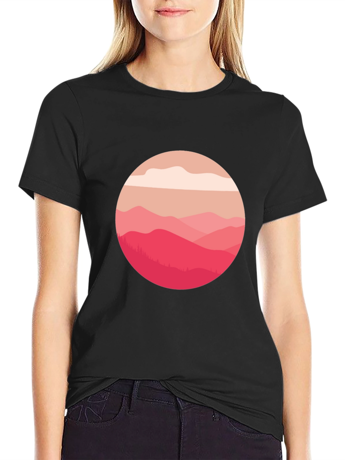 Mountain View Graphic Tee - Soft Cotton Blend