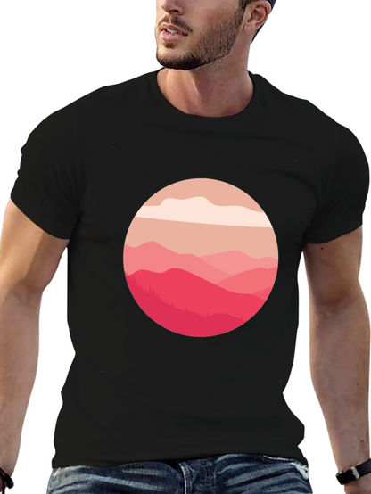 Mountain View Graphic Tee - Soft Cotton Blend