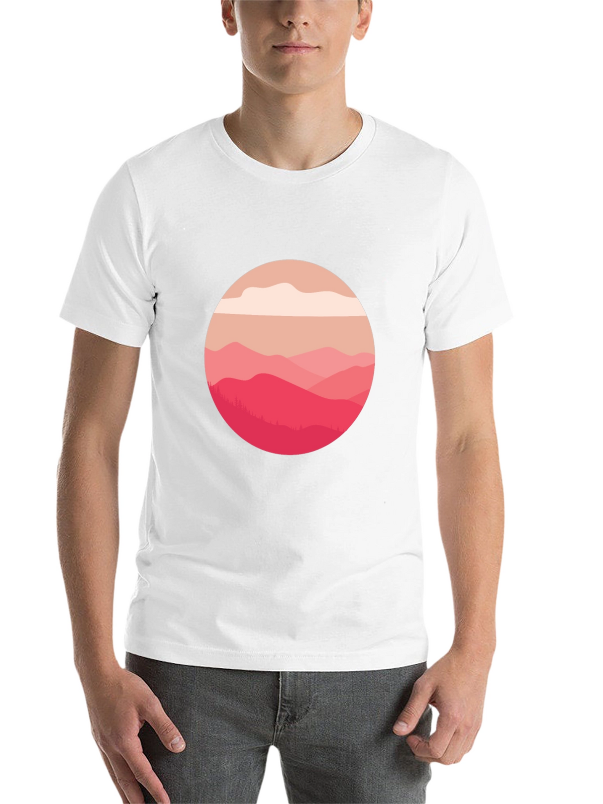 Mountain View Graphic Tee - Soft Cotton Blend