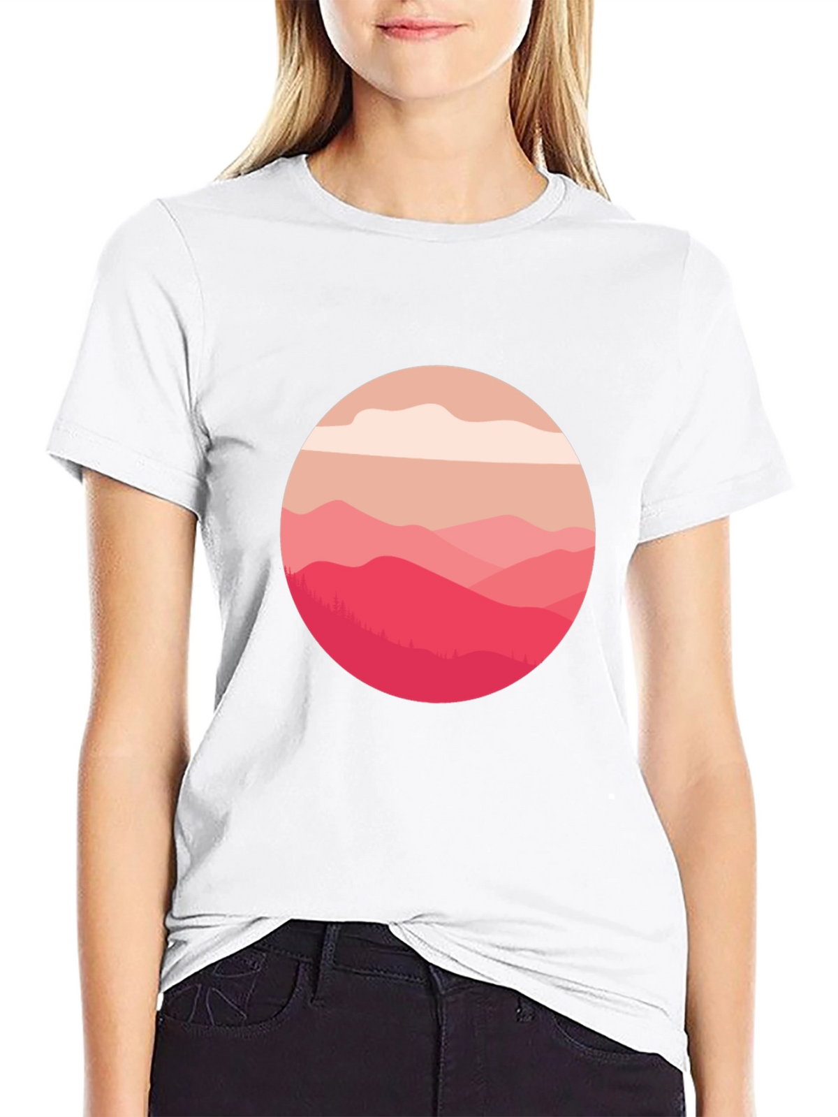 Mountain View Graphic Tee - Soft Cotton Blend