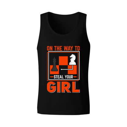 Chess Knight Steal Your Girl Funny Gamer Tank Top