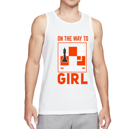 Chess Knight Steal Your Girl Funny Gamer Tank Top