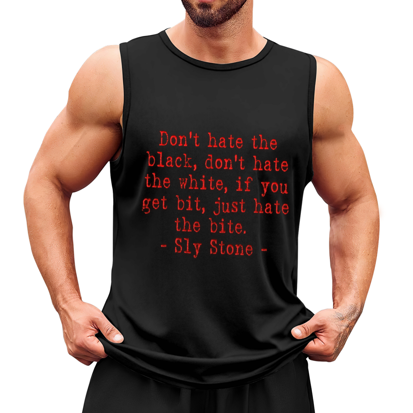 Sly Stone Classic Soul Music Quote Graphic Tank