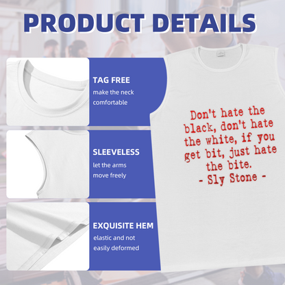 Sly Stone Classic Soul Music Quote Graphic Tank