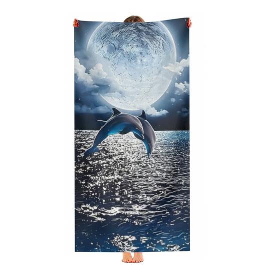 Playful Tropical Fruits Mixed Print Beach Towel, Ultra Soft Touch & Fast Absorbing, Multi Size Options, Comfortable Vibrant Summer Essential Towel for Beach Swimming