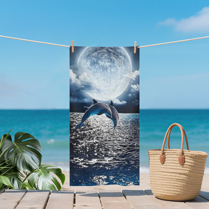 Playful Tropical Fruits Mixed Print Beach Towel, Ultra Soft Touch & Fast Absorbing, Multi Size Options, Comfortable Vibrant Summer Essential Towel for Beach Swimming